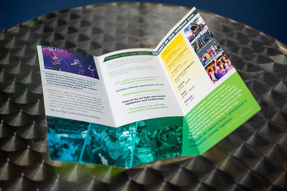 levitt pavilion branding