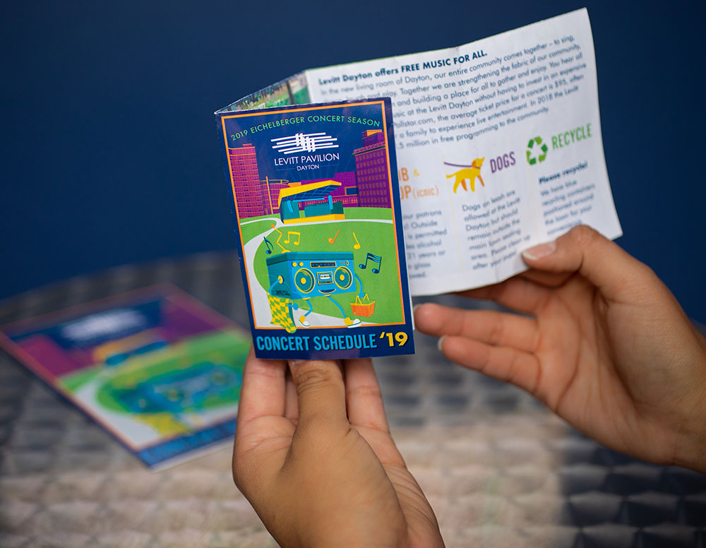 levitt pavilion branding