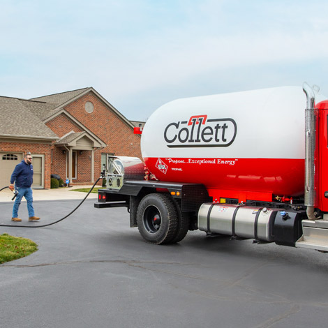 Collett Propane website design featured image