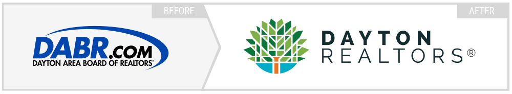 Dayton Realtors before and after logo design