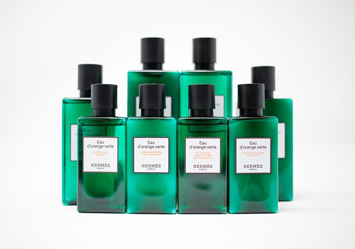 Essential amenities product photography