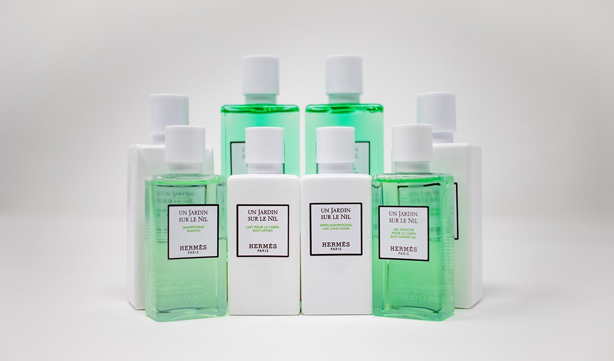 Essential amenities product photography