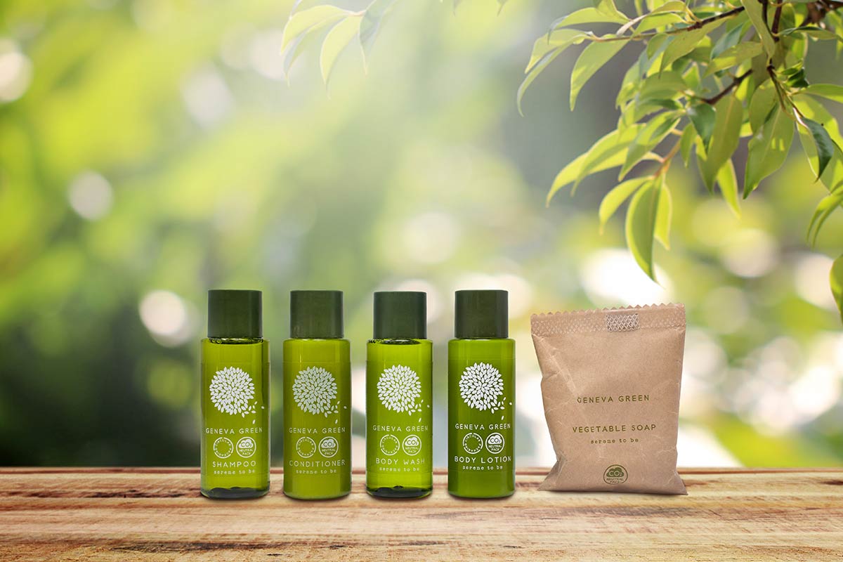 Essential amenities product photography