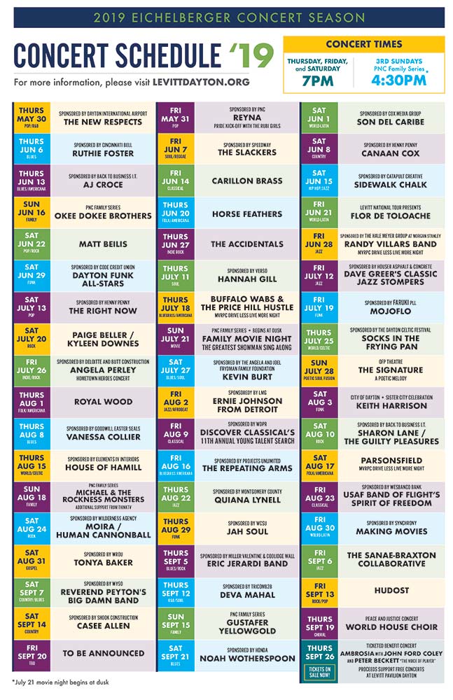 levitt pavilion branding