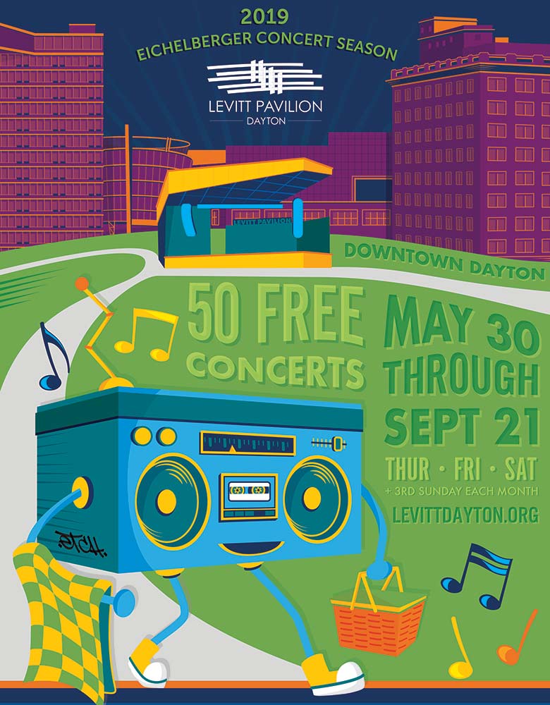 levitt pavilion branding