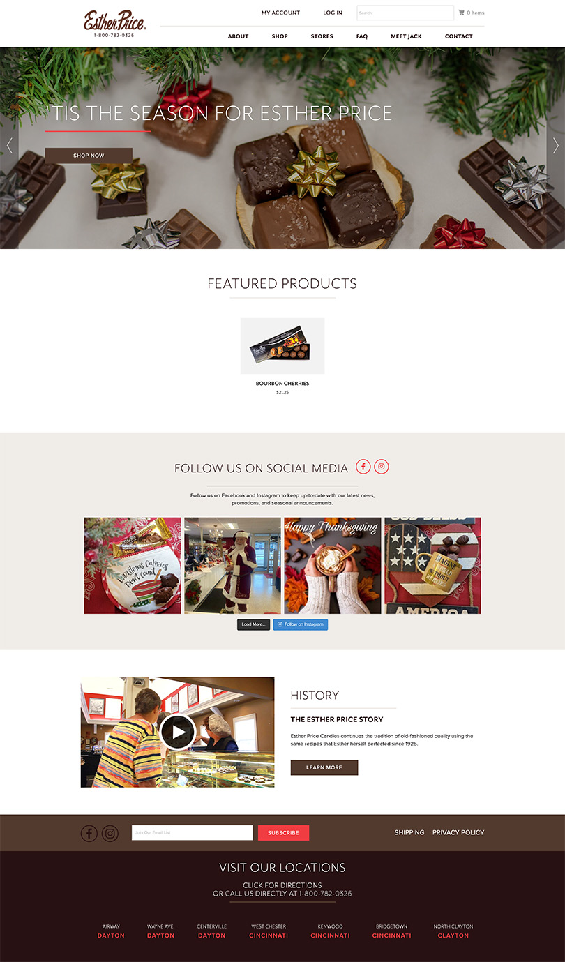 Esther Price website